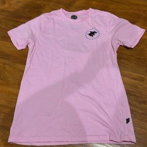 Maui and Sons T Shirt tee Surf Shark Pink Small